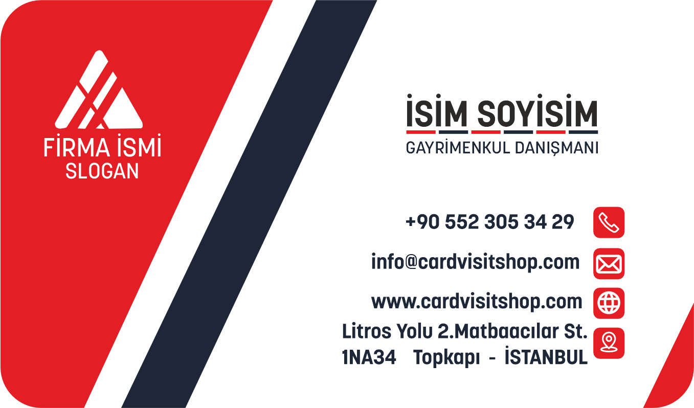 Gayrimenkul Kartvizit 1001 - Görsel 4
