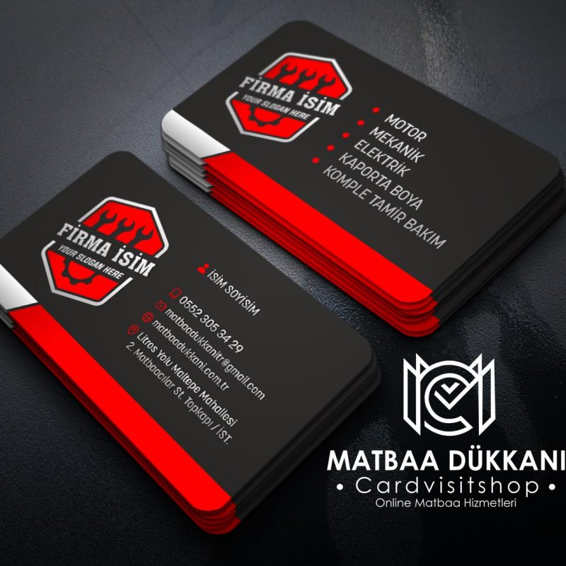 Oto Tamirci Kartvizit 0001