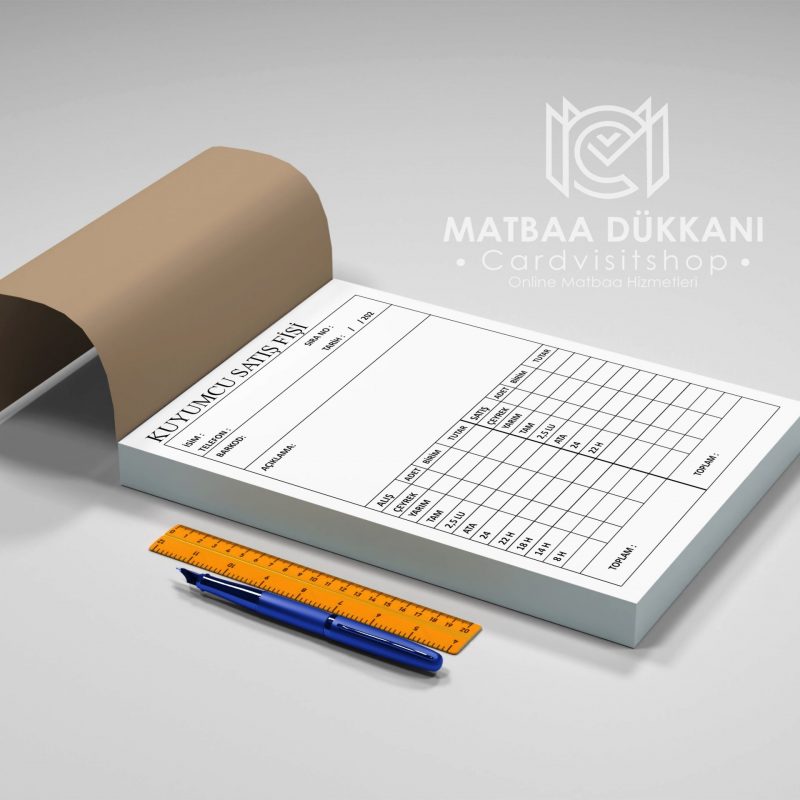 Kuyumcu Satış fişi 0001