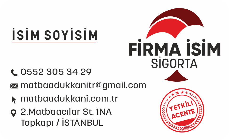 Sigorta Kartvizit 1002 - Görsel 2