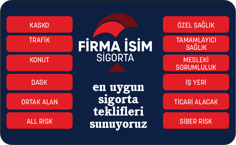 Sigorta Kartvizit 1002 - Görsel 3