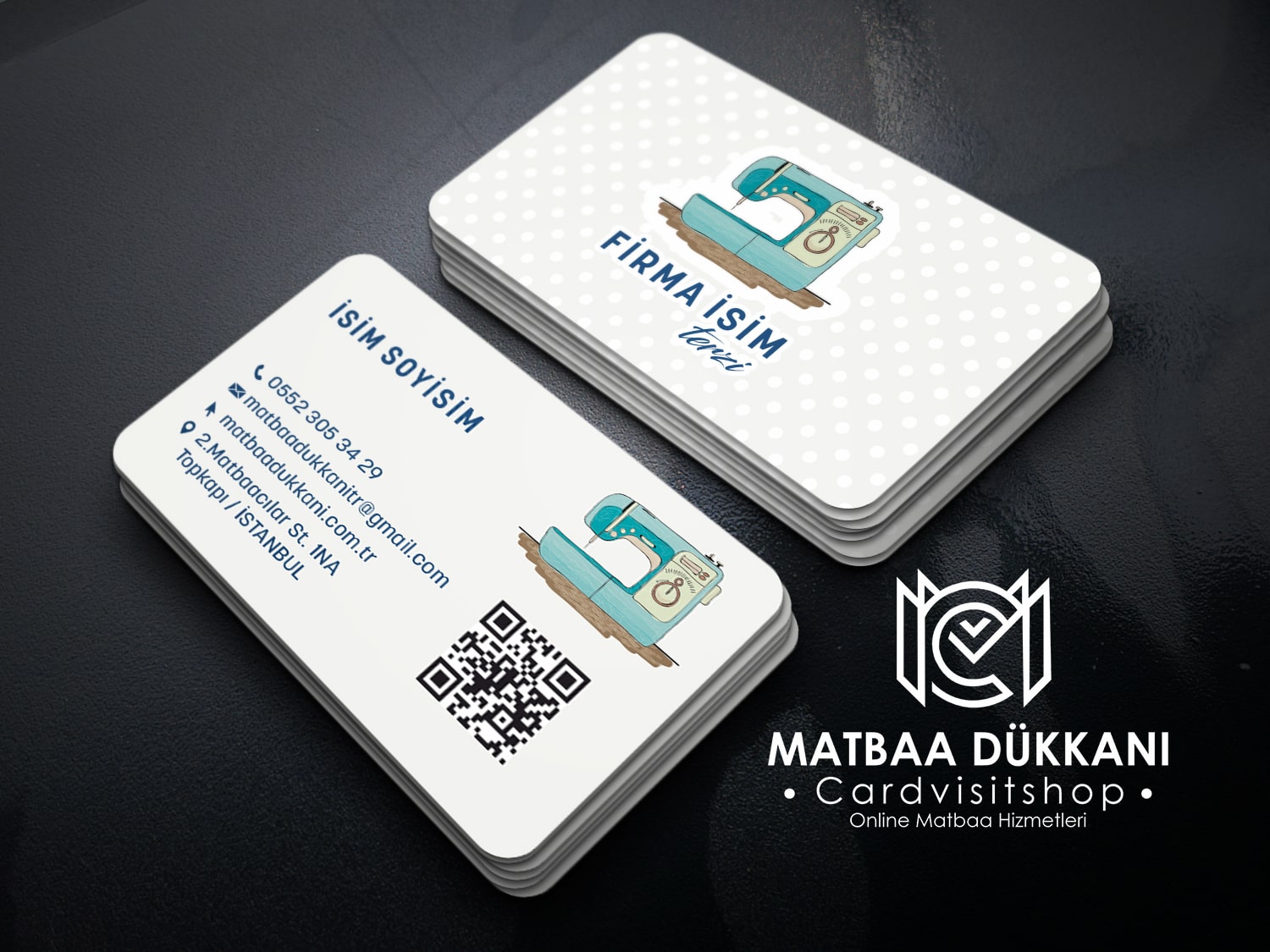 ✂️ Terzi Kartvizit 1041 – Profesyonel ve Şık Tanıtım Çözümü