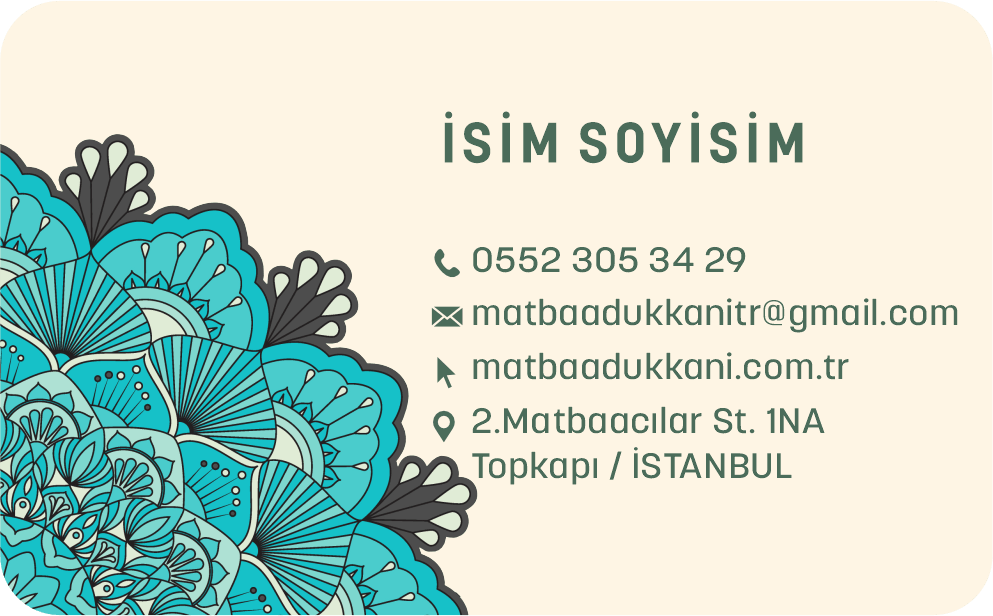 Çiçekci Kartvizit 1001 - Görsel 2