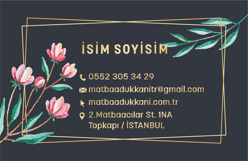 Çiçekci Kartvizit 1003 - Görsel 3