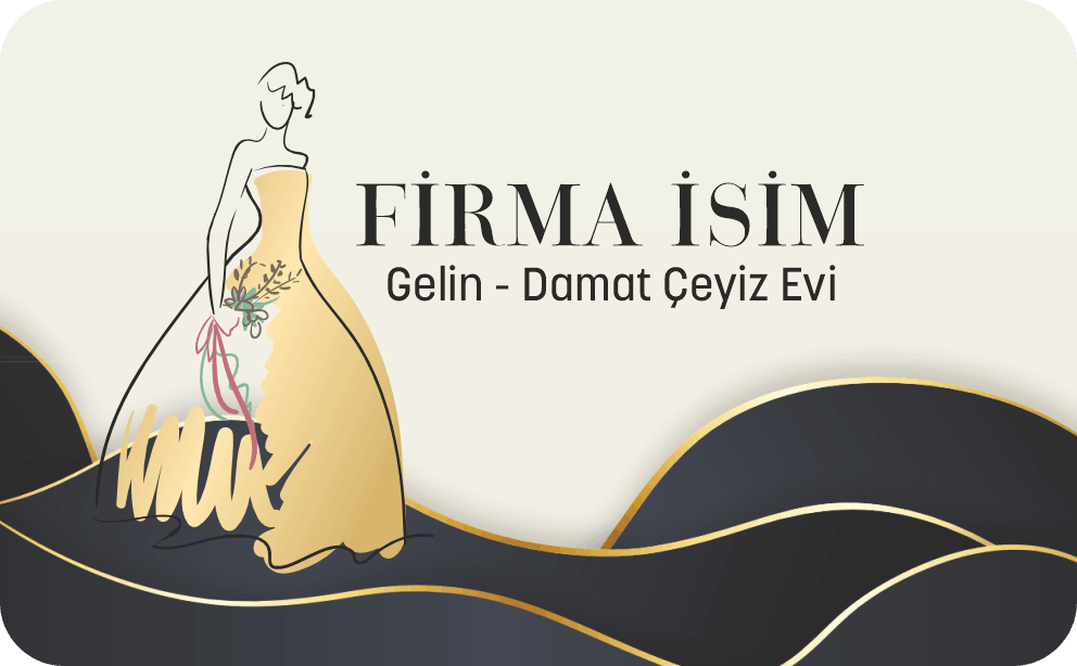 Gelinlikçi Kartvizit 1003 - Görsel 3