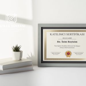 Katılımcı Sertifika Baskısı 0002
